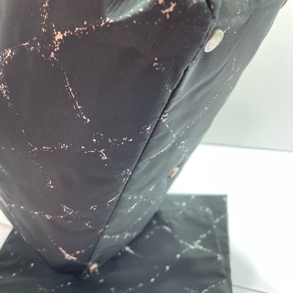 Chanel Travel Line in Black  and white nylon , with nylon dust bag. - Picture 12 of 16